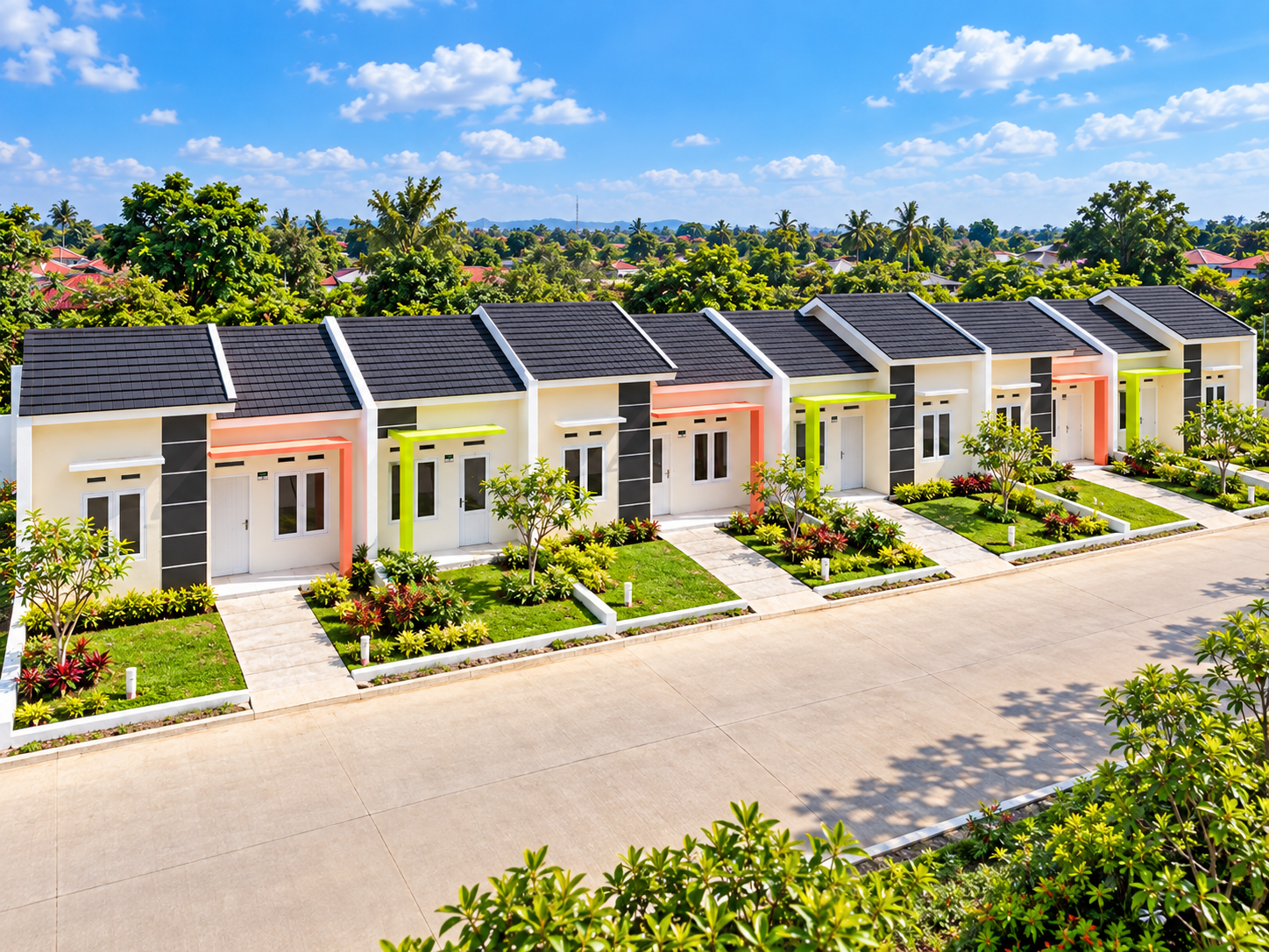 Fasad Rumah Komersil Pesona Kahuripan